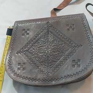 Handmade leather purse